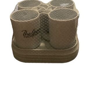 Vintage NEW The Grand A Ballys Casino Resort 4 Plastic Casino Mugs and Tray Set